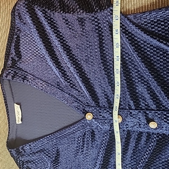 New In Plush Textured Dress - Picture 10 of 13